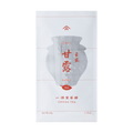 White simple traditional packaging bag with Japanese characters for Ippodo Tea Co. top-recommended Kanro gyokuro
