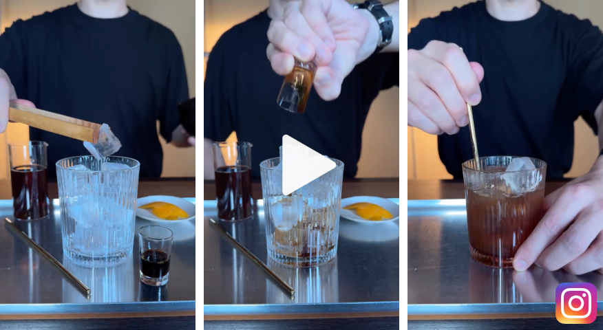 Hojicha Old Fashioned Instagram video