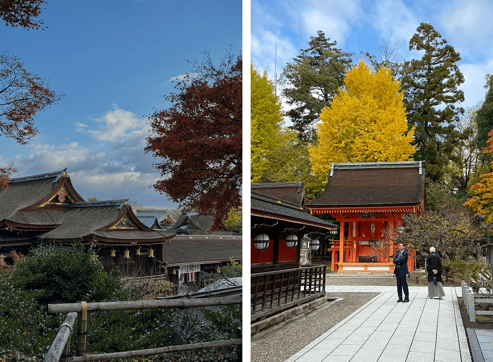 The outer torii gate at Kitano Tenmangu